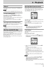 Preview for 27 page of Tascam DR-22WL Reference Manual