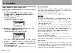 Предварительный просмотр 42 страницы Tascam DR-40 Reference Manual