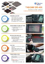 Предварительный просмотр 3 страницы Tascam DR-40X Quick Start Manual