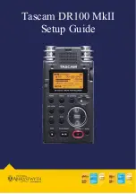 Tascam DR100 MkII Setup Manual preview