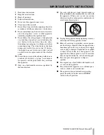 Preview for 3 page of Tascam DV-RA1000 Owner'S Manual