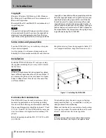 Предварительный просмотр 8 страницы Tascam DV-RA1000 Owner'S Manual