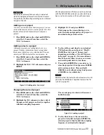 Preview for 33 page of Tascam DV-RA1000 Owner'S Manual