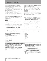 Preview for 40 page of Tascam DV-RA1000 Owner'S Manual