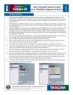 Preview for 2 page of Tascam FW-1082 How To Install