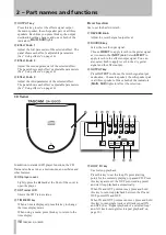 Preview for 10 page of Tascam GA-100CD Owner'S Manual