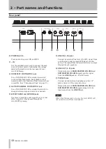 Preview for 12 page of Tascam GA-100CD Owner'S Manual