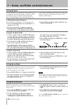 Preview for 20 page of Tascam GA-100CD Owner'S Manual