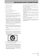 Preview for 3 page of Tascam GA-30CD Owner'S Manual