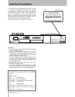 Preview for 4 page of Tascam GA-30CD Owner'S Manual