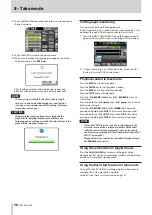 Preview for 58 page of Tascam HS-20 Owner'S Manual