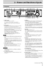 Preview for 11 page of Tascam HS-4000 Owner'S Manual