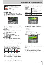 Preview for 17 page of Tascam HS-4000 Owner'S Manual