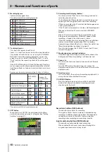 Preview for 18 page of Tascam HS-4000 Owner'S Manual