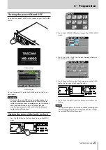 Preview for 27 page of Tascam HS-4000 Owner'S Manual