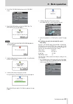 Preview for 31 page of Tascam HS-4000 Owner'S Manual