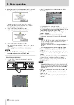 Preview for 32 page of Tascam HS-4000 Owner'S Manual