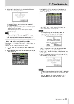 Preview for 55 page of Tascam HS-4000 Owner'S Manual