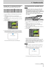 Preview for 61 page of Tascam HS-4000 Owner'S Manual