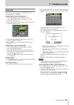 Preview for 67 page of Tascam HS-4000 Owner'S Manual