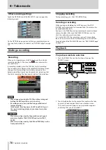 Preview for 70 page of Tascam HS-4000 Owner'S Manual