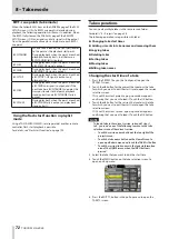 Preview for 72 page of Tascam HS-4000 Owner'S Manual