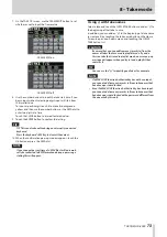 Preview for 73 page of Tascam HS-4000 Owner'S Manual