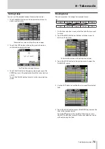 Preview for 75 page of Tascam HS-4000 Owner'S Manual