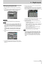 Preview for 91 page of Tascam HS-4000 Owner'S Manual