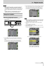 Preview for 95 page of Tascam HS-4000 Owner'S Manual