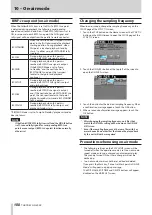 Preview for 100 page of Tascam HS-4000 Owner'S Manual