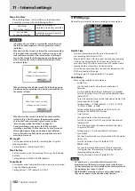 Preview for 102 page of Tascam HS-4000 Owner'S Manual