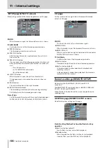 Preview for 106 page of Tascam HS-4000 Owner'S Manual