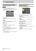 Preview for 116 page of Tascam HS-4000 Owner'S Manual