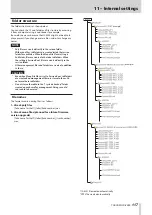 Preview for 117 page of Tascam HS-4000 Owner'S Manual