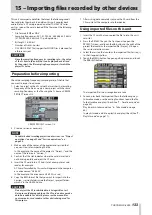 Preview for 133 page of Tascam HS-4000 Owner'S Manual