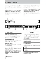 Предварительный просмотр 4 страницы Tascam IF-DA8 Owner'S Manual