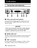 Preview for 10 page of Tascam IF-TAD Owner'S Manual