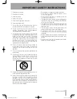 Предварительный просмотр 3 страницы Tascam LA-40MKIII Owner'S Manual