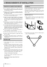 Preview for 22 page of Tascam LF-S8 Owner'S Manual