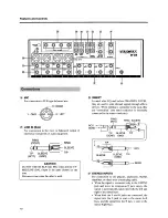 Preview for 10 page of Tascam M-08 Owner'S Manual