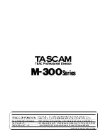 Preview for 167 page of Tascam M-300 Series Operation & Maintenance Manual