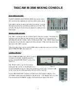 Preview for 5 page of Tascam M-3500 series Description