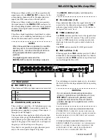 Preview for 5 page of Tascam MA-AD8 User Manual