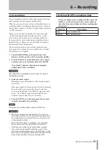 Preview for 25 page of Tascam MD-02 Owner'S Manual