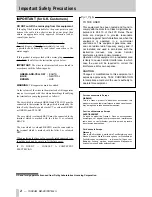 Preview for 2 page of Tascam MD-801P Mk II Owner'S Manual