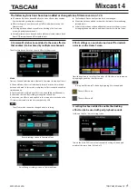 Предварительный просмотр 1 страницы Tascam Mixcast 4 Quick Start Manual