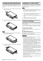 Предварительный просмотр 10 страницы Tascam MM-4D/IN-E Owner'S Manual