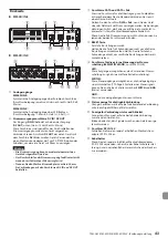 Предварительный просмотр 43 страницы Tascam MM-4D/IN-E Owner'S Manual