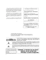 Preview for 2 page of Tascam MSR-16 Operation & Maintenance Manual